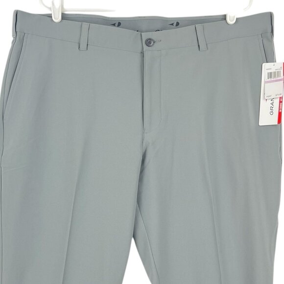 Grand Slam Men's Stretch 360 Grey Pants Size 38x30 Active Waistband UPF 50 NWT - Picture 3 of 13